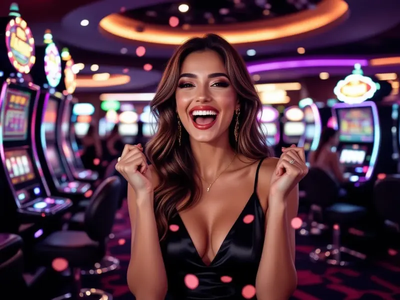 Casino Candy ’da büyük kazanca sevinen Türk kızı